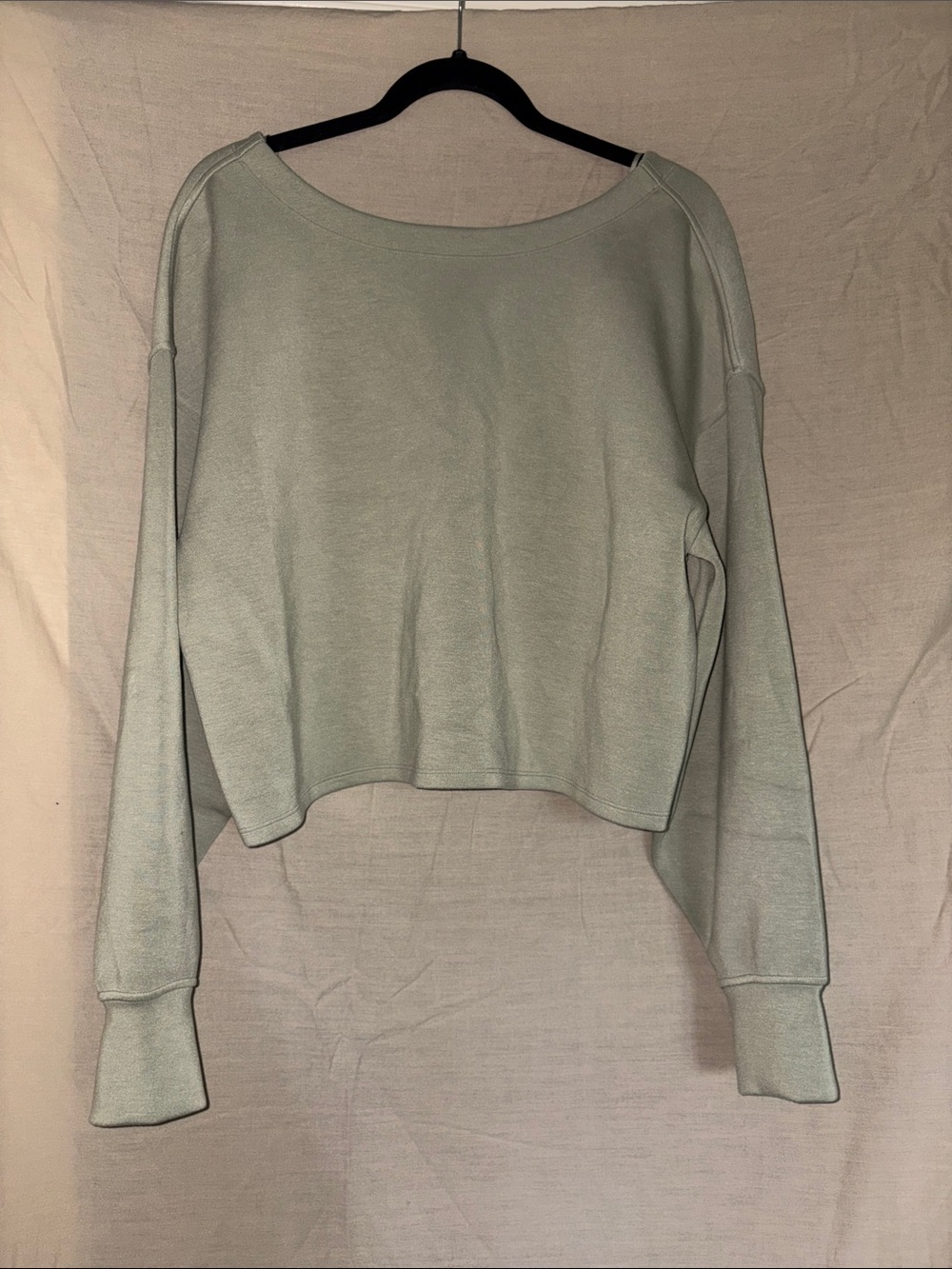 lululemon athletica Cropped Pullover Sweatshirt - Sage